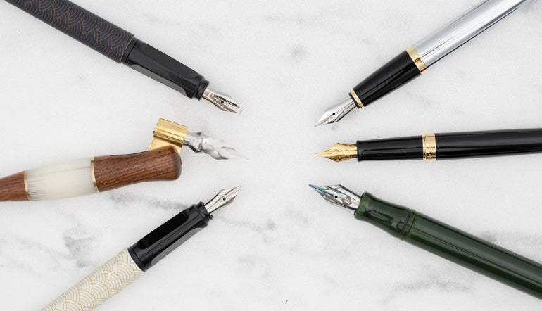 fountain pens and calligraphy pens
